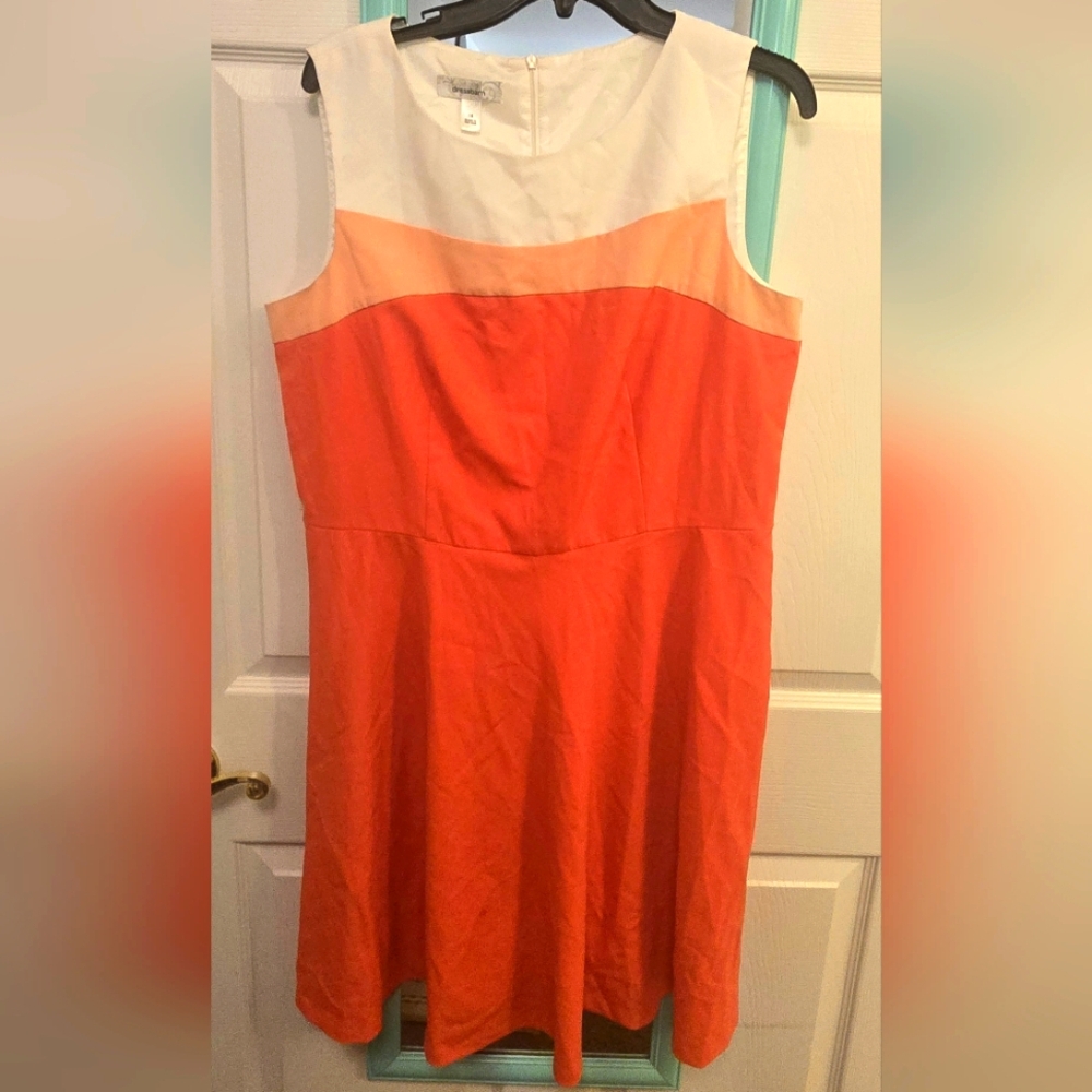 Colorblock Sleeveless Dress